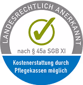 Landesrechtlich anerkannt – Pflegekassen-Erstattung SGB XI § 45a